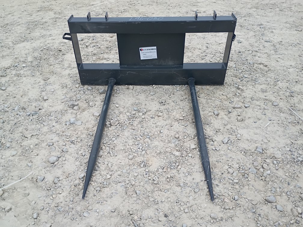 JCT Bale Spear Skid Steer Attachment