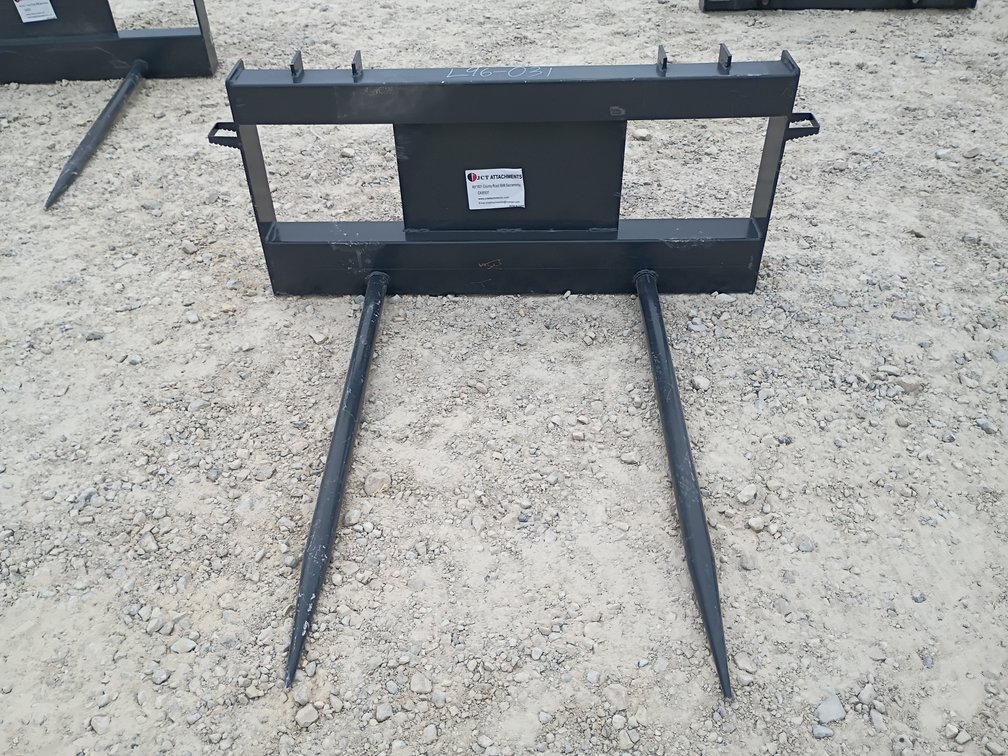 JCT Bale Spear Skid Steer Attachment