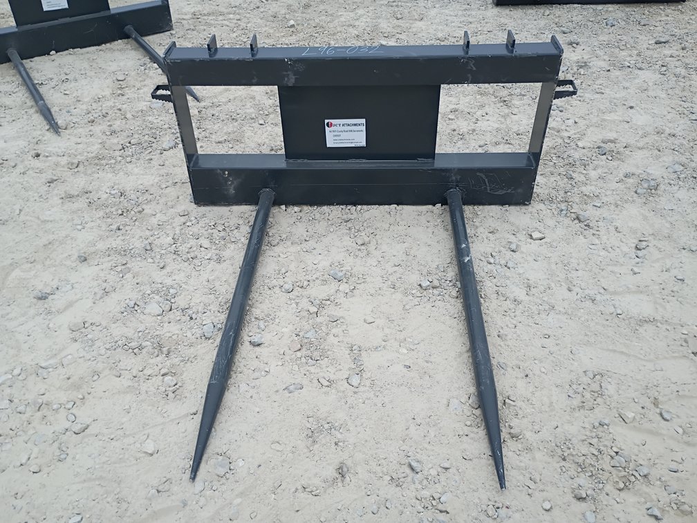 JCT Bale Spear Skid Steer Attachment