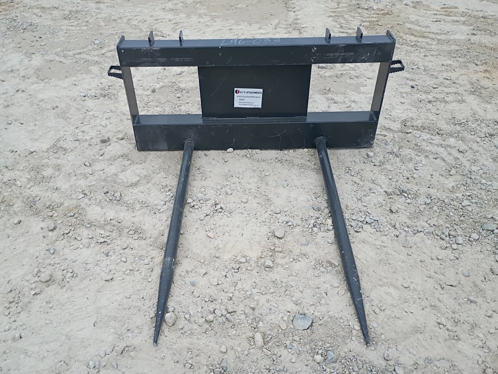JCT Bale Spear Skid Steer Attachment