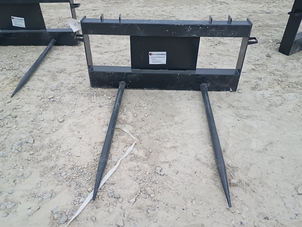 JCT Bale Spear Skid Steer Attachment