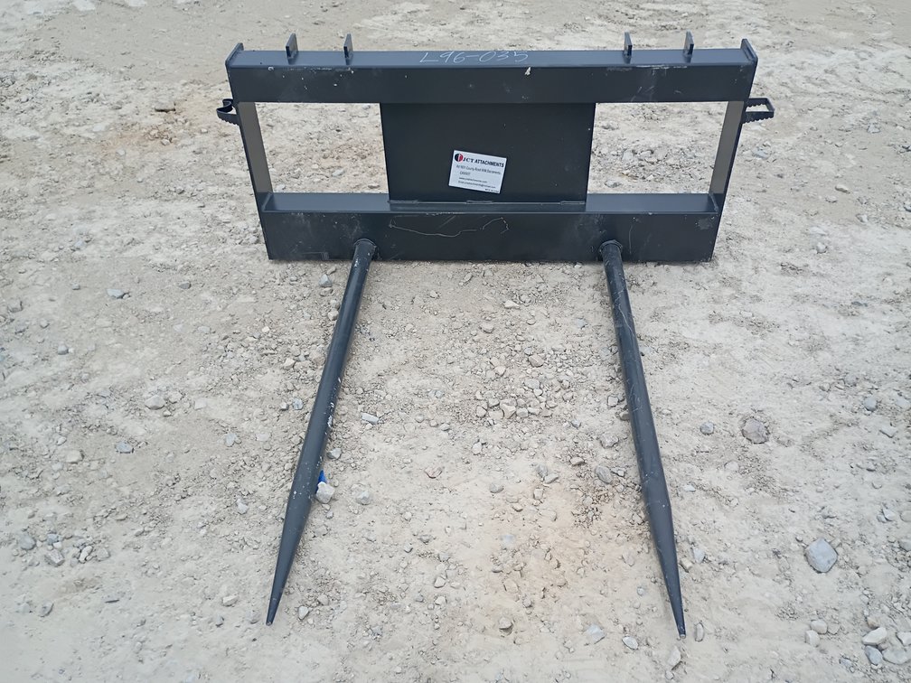 JCT Bale Spear Skid Steer Attachment