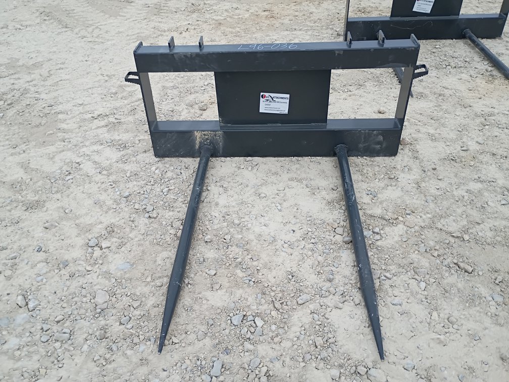 JCT Bale Spear Skid Steer Attachment