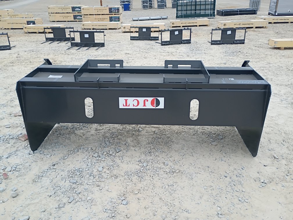 JCT Snowpusher Skid Steer Attachment