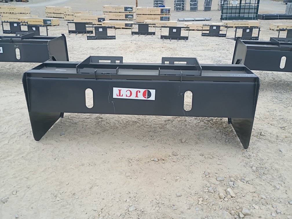 JCT Snowpusher Skid Steer Attachment