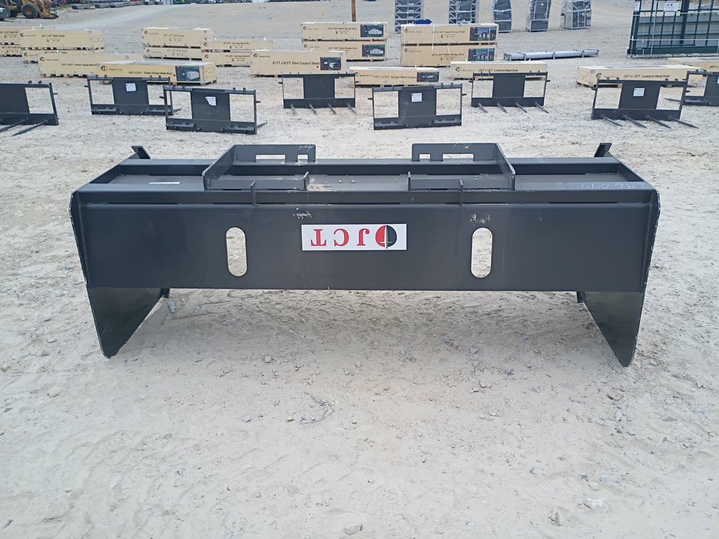 JCT Snowpusher Skid Steer Attachment