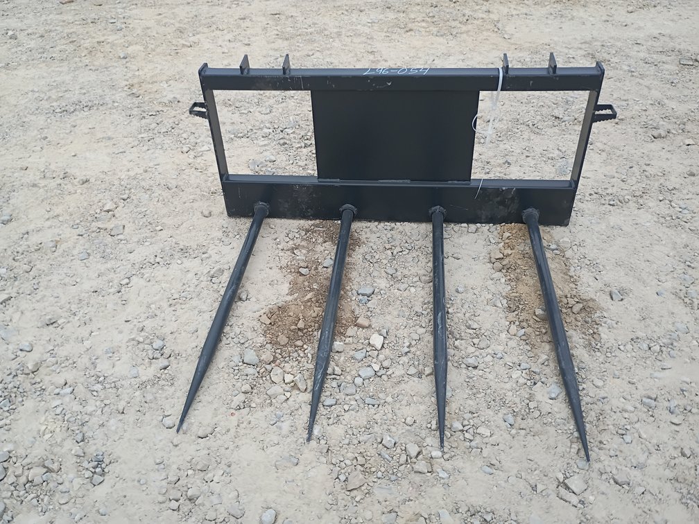JCT Bale Spike Skid Steer Attachment