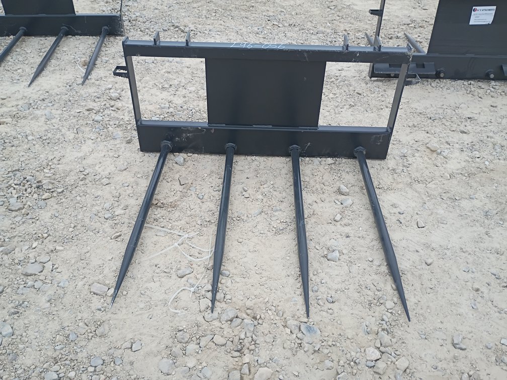 JCT Bale Spike Skid Steer Attachment