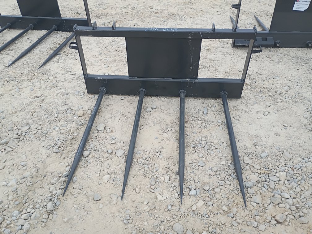 JCT Bale Spike Skid Steer Attachment
