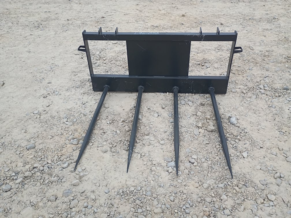 JCT Bale Spike Skid Steer Attachment