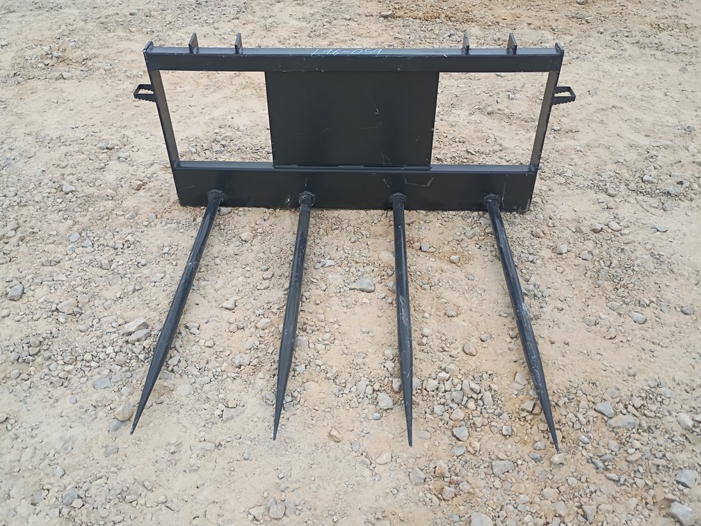 JCT Bale Spike Skid Steer Attachment