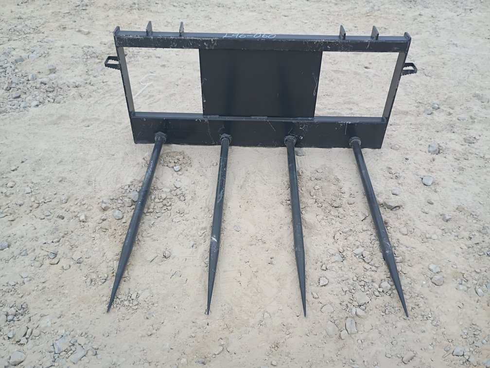 JCT Bale Spike Skid Steer Attachment