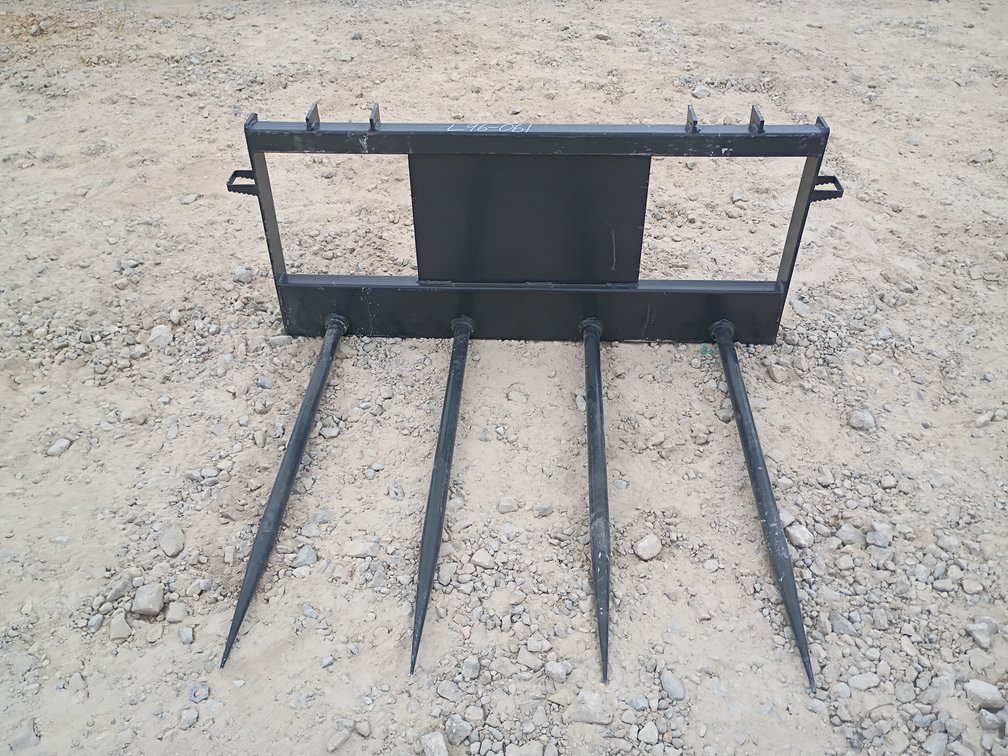 JCT Bale Spike Skid Steer Attachment