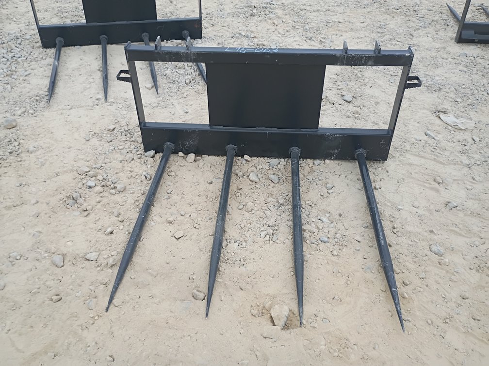 JCT Bale Spike Skid Steer Attachment