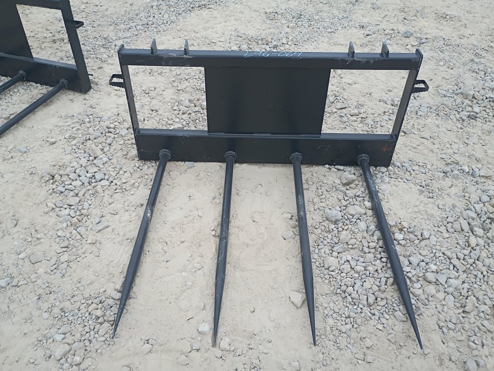JCT Bale Spike Skid Steer Attachment
