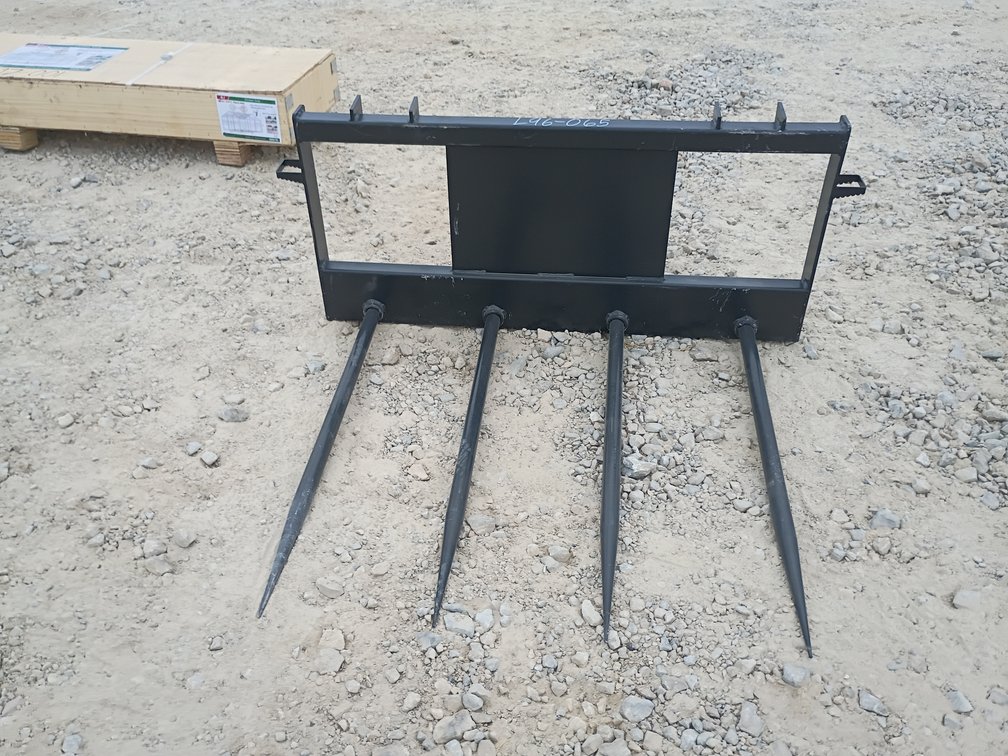 JCT Bale Spike Skid Steer Attachment