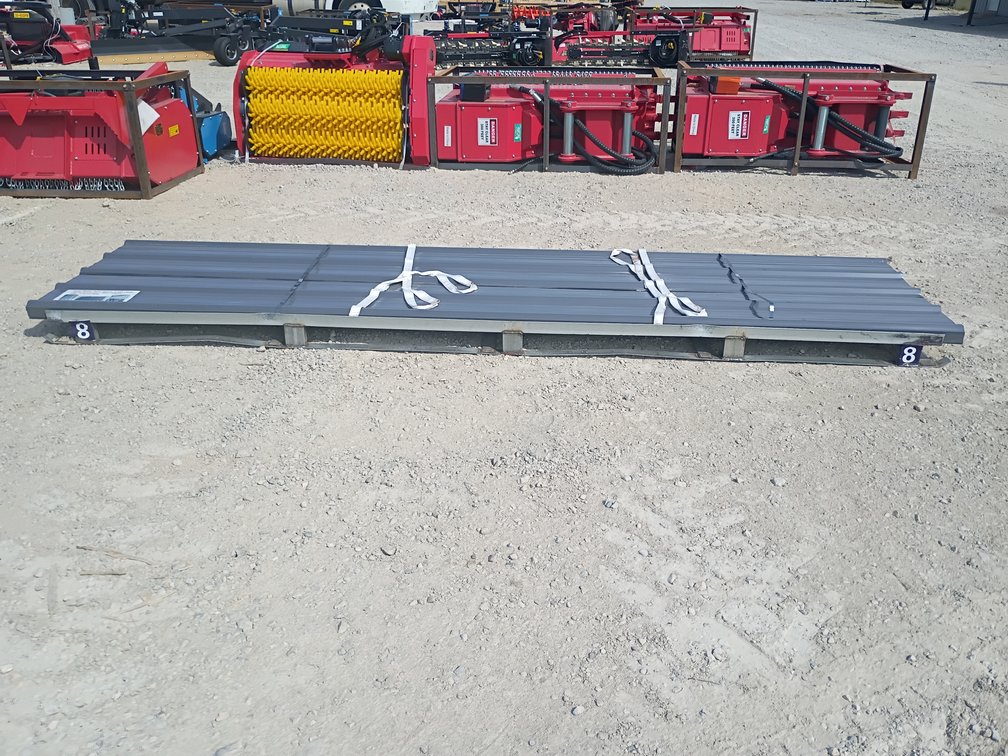 70- Grey 12' Metal Roof Panels
