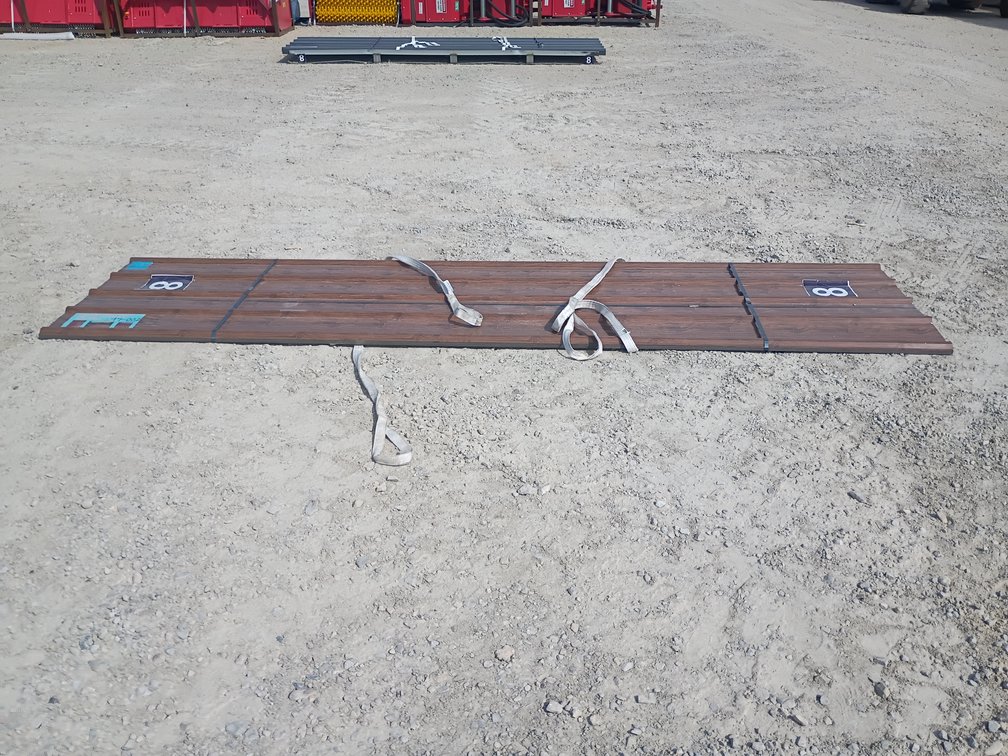 30- Wood Grain 12' Metal Roof Panels