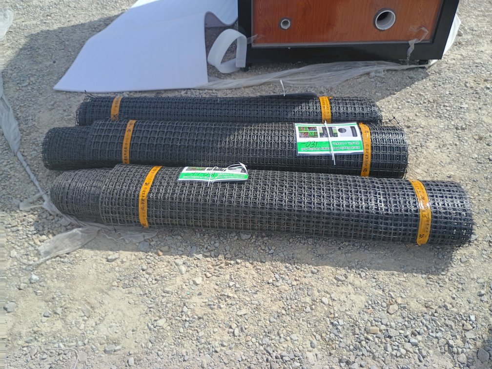 3- Black Plastic Mesh Fencing Rolls