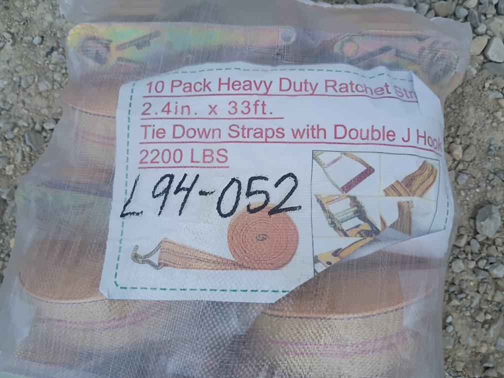10- Heavy Duty Ratchet Straps