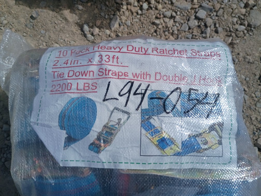 10- Heavy Duty Ratchet Straps