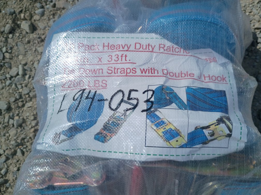 10- Heavy Duty Ratchet Straps