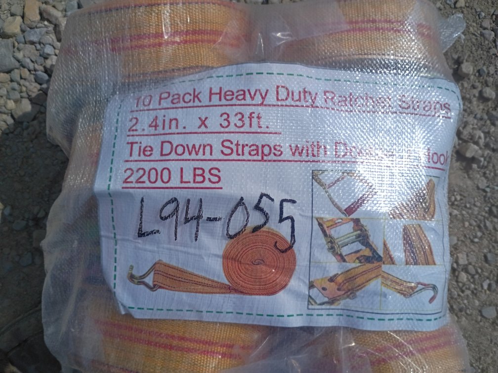 10- Heavy Duty Ratchet Straps