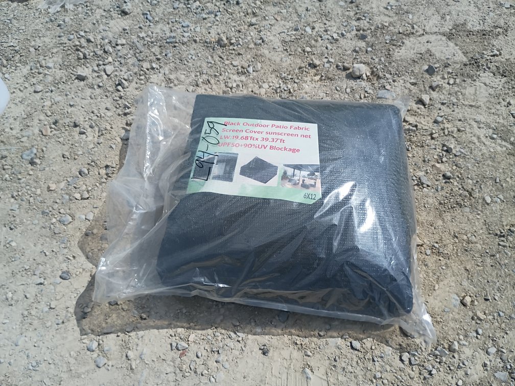 Black Outdoor Tarp