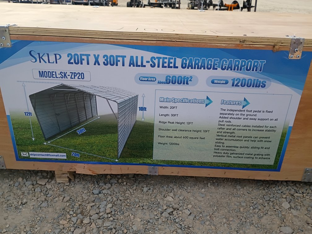 Future 20'x30' All-Steel Carport