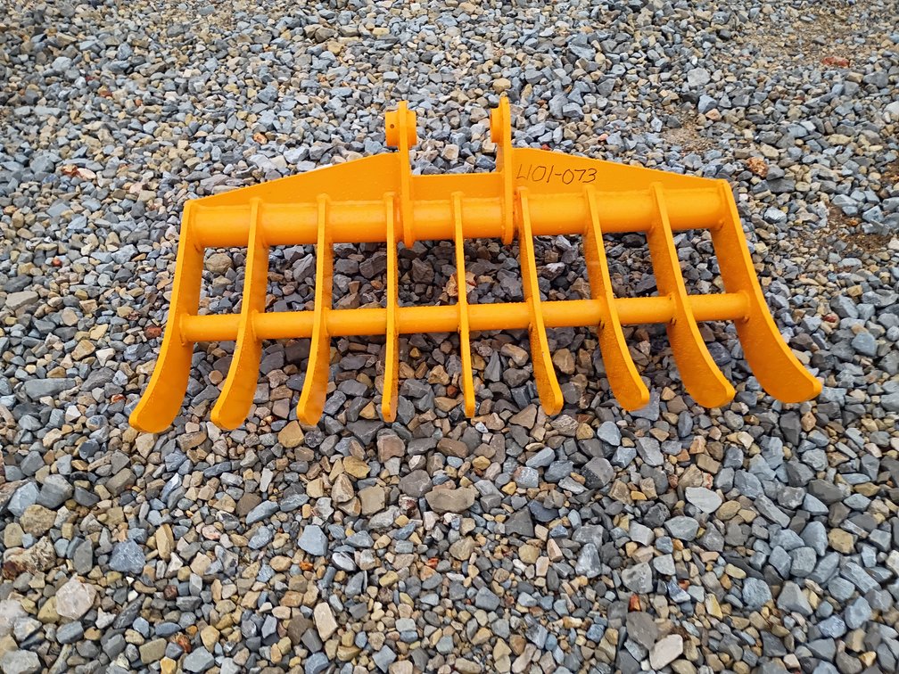 Future 44" Rake Excavator Attachment