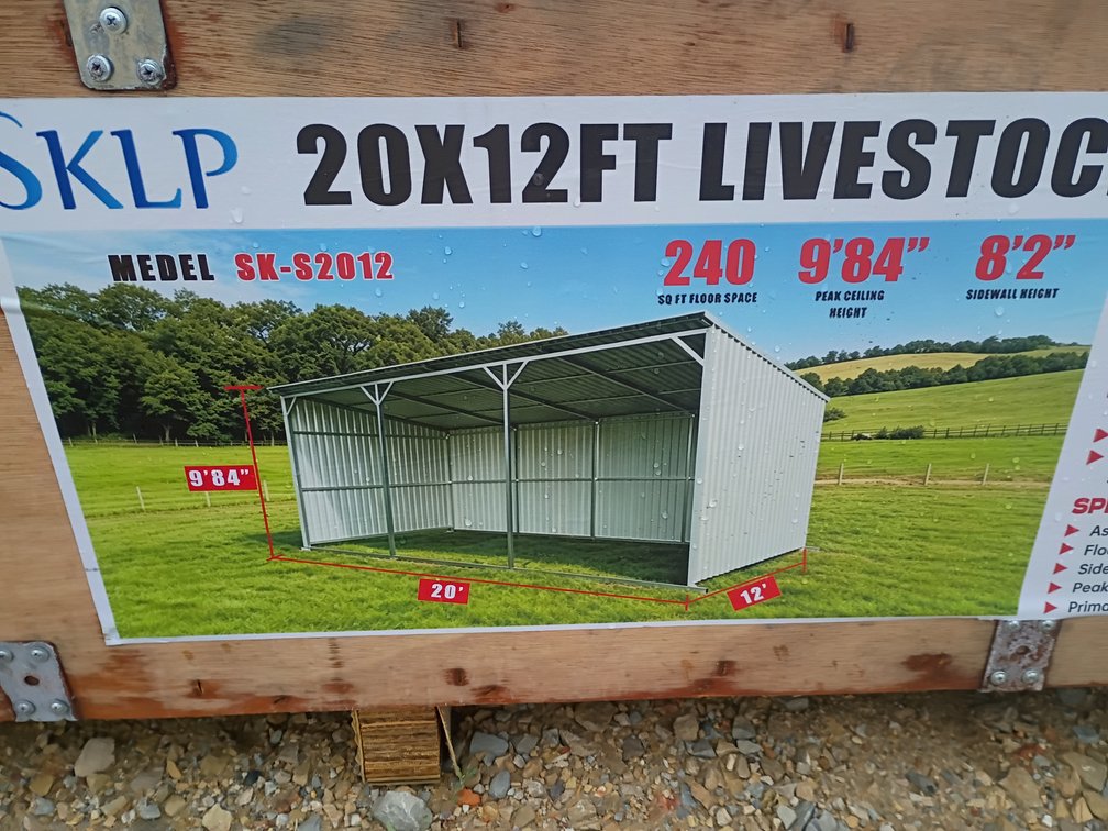 Future 20'x12' Livestock Shed