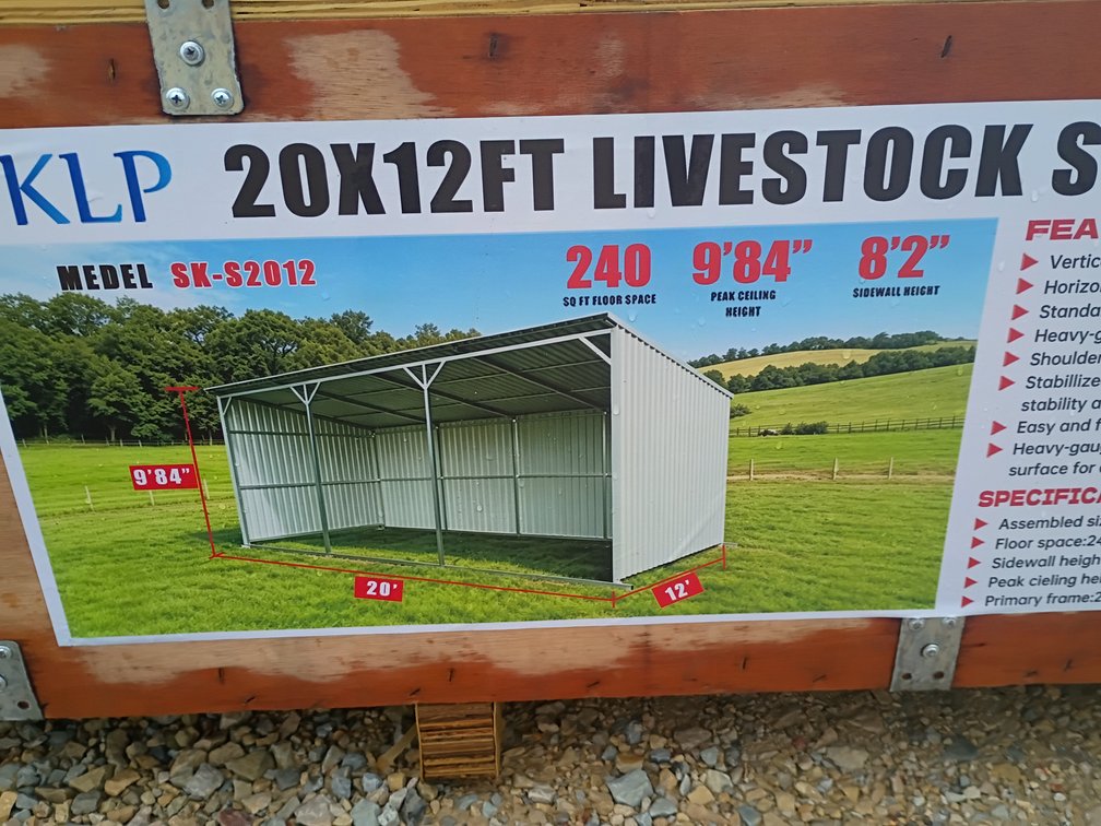Future 20'x12' Livestock Shed