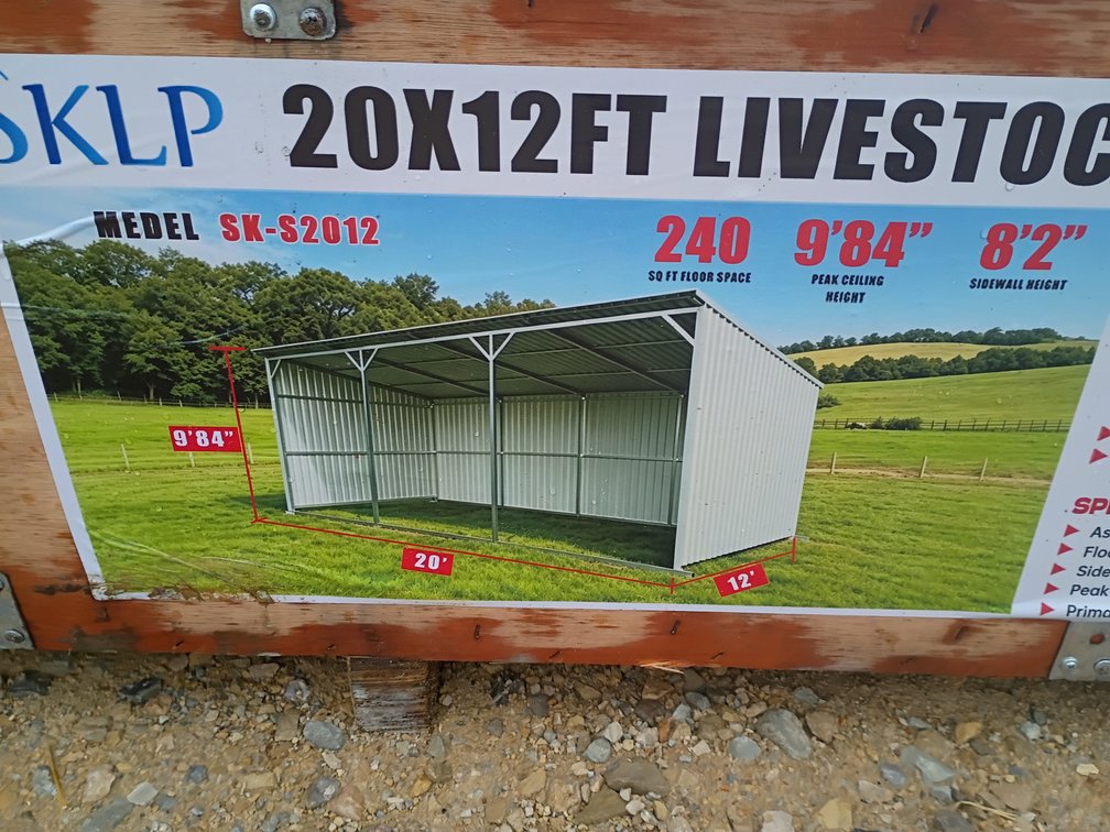 Future 20'x12' Livestock Shed