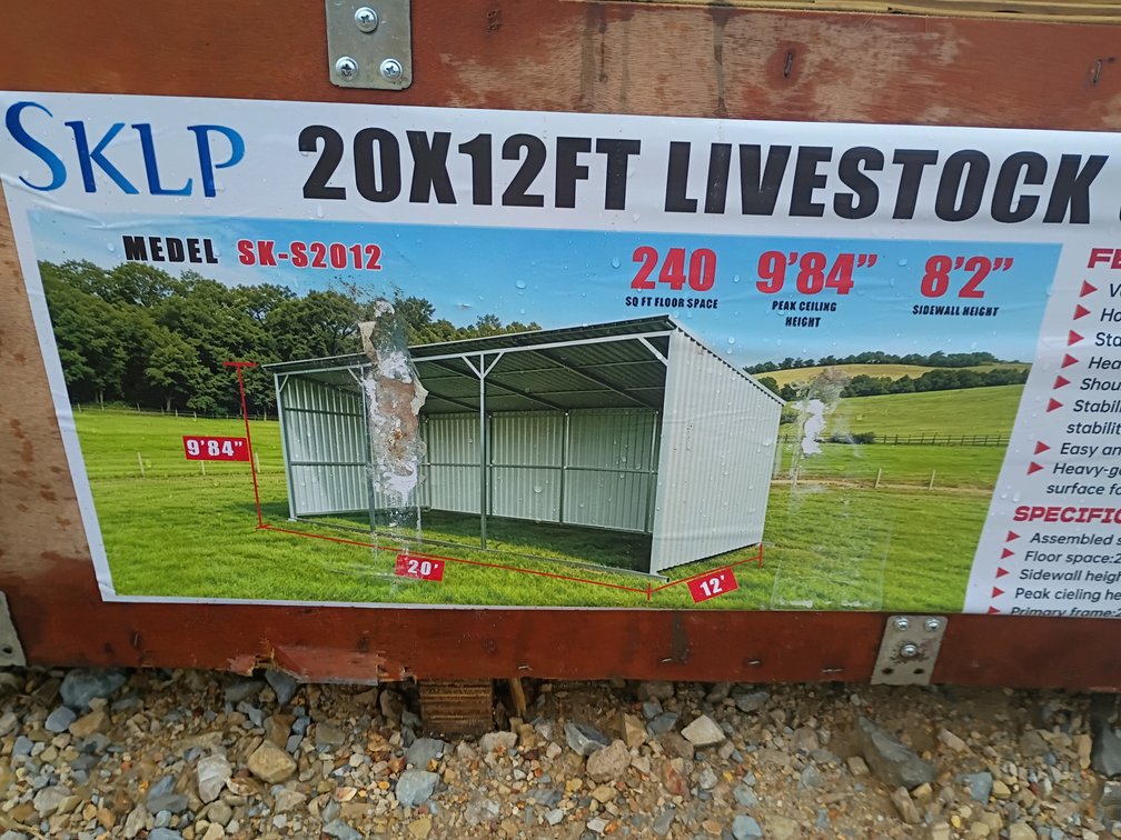 Future 20'x12' Livestock Shed