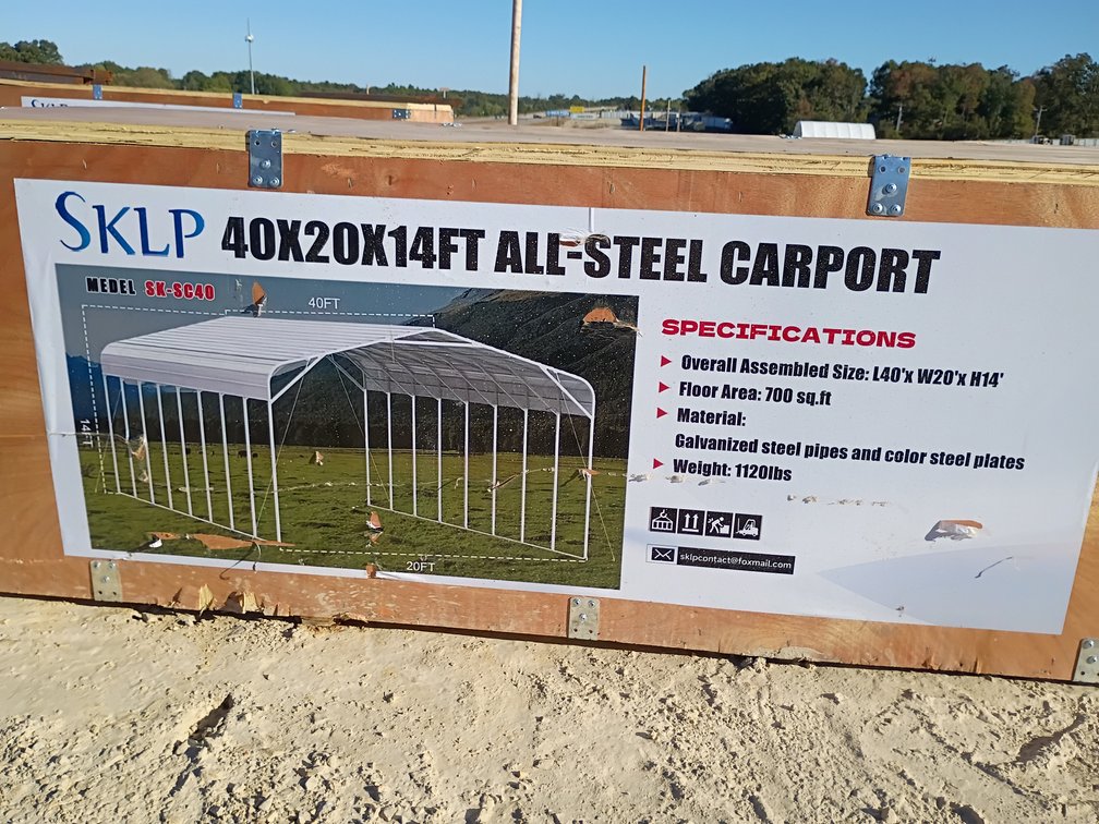 Future 40'x20' All-Steel Carport