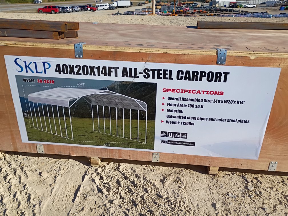 Future 40'x20' All-Steel Carport