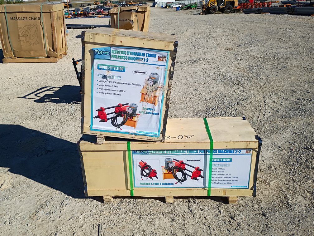 Future Electric Hydraulic Track Pin Press Machine (2 boxes)