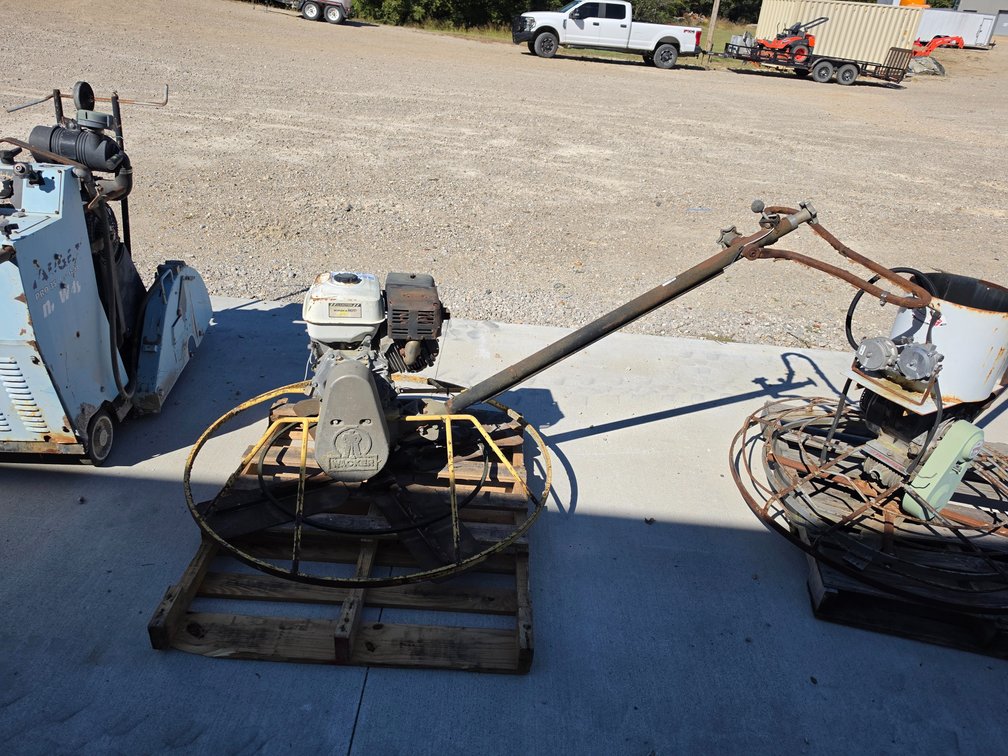 Wacker walk-behind concrete finisher