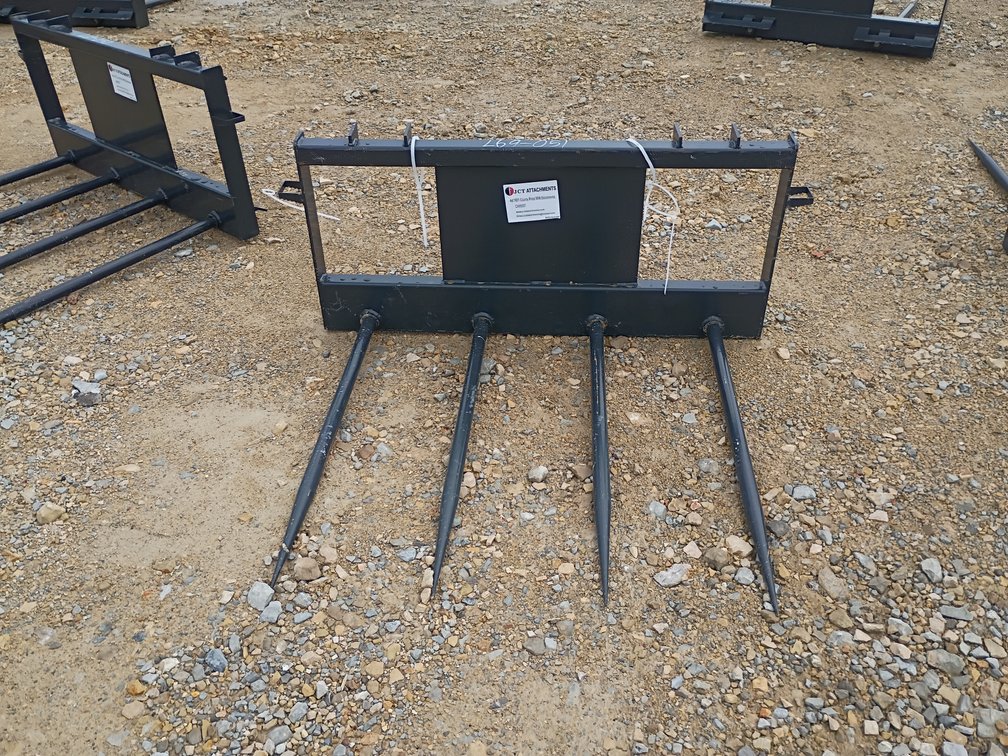 JCT Bale Spike Skid Steer Attachment