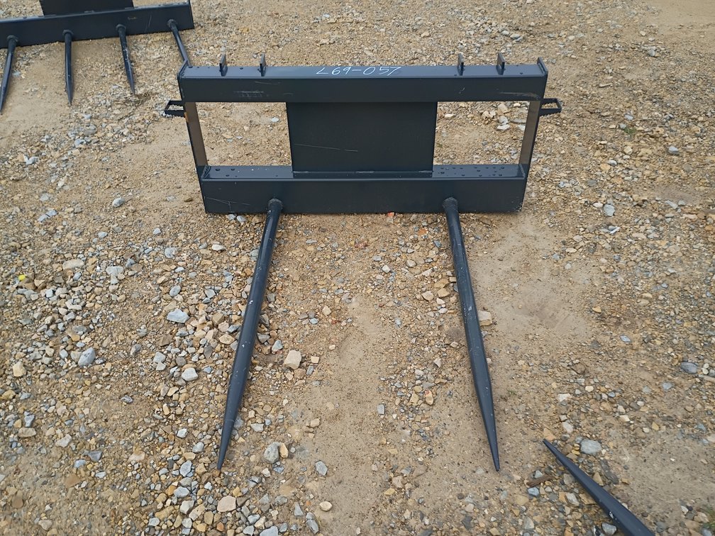 JCT Bale Spear Skid Steer Attachment