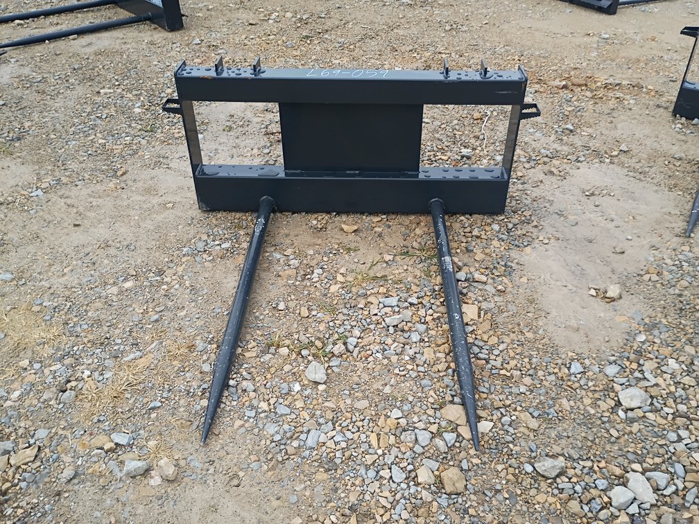 JCT Bale Spear Skid Steer Attachment