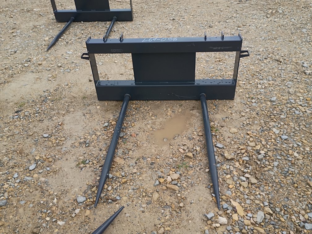 JCT Bale Spear Skid Steer Attachment