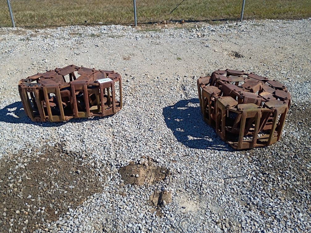 2- Bobcat Metal Skid Steer Tracks