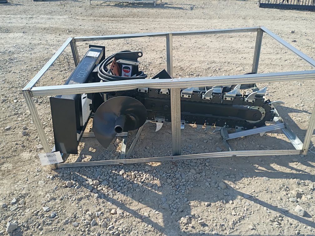 JCT Trencher Skid Steer Attachment