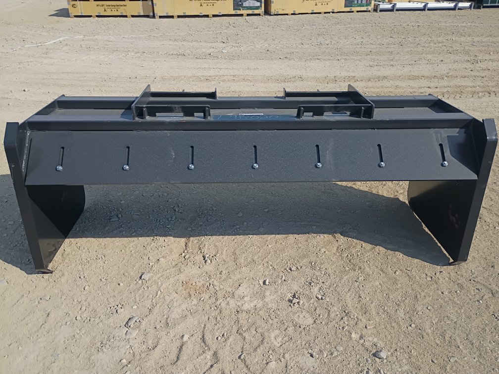 JCT Snowpusher Skid Steer Attachment