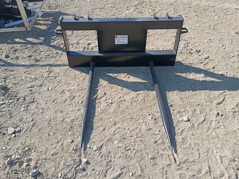 JCT Bale Spear Skid Steer Attachment