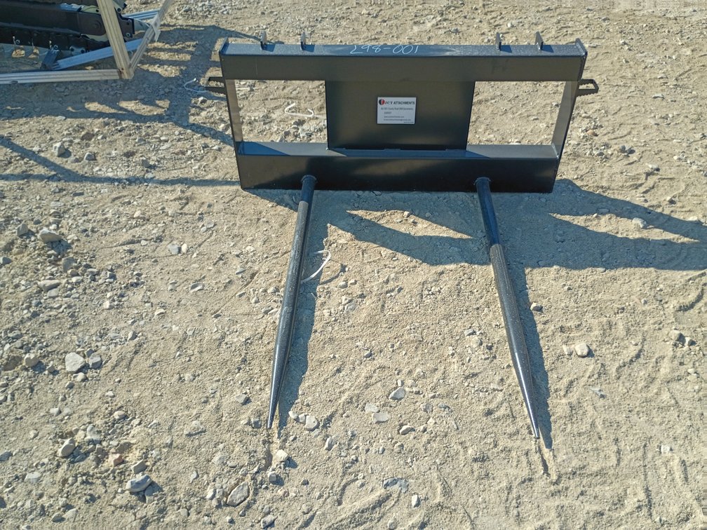 JCT Bale Spear Skid Steer Attachment