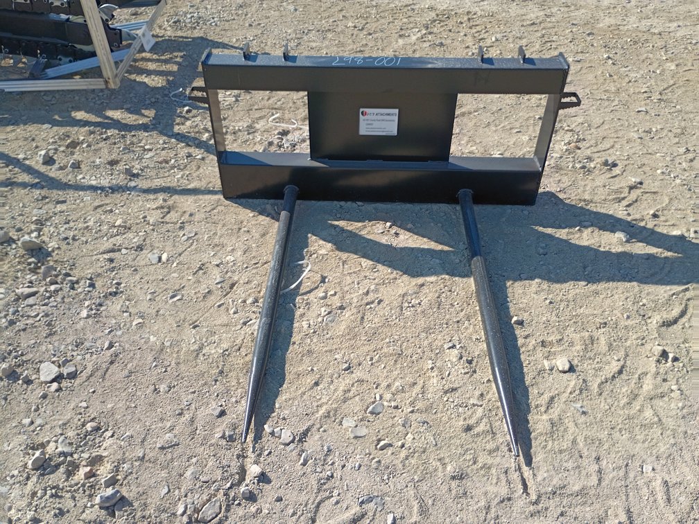 JCT Bale Spear Skid Steer Attachment