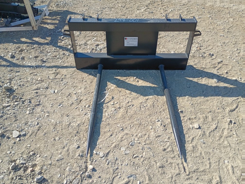 JCT Bale Spear Skid Steer Attachment