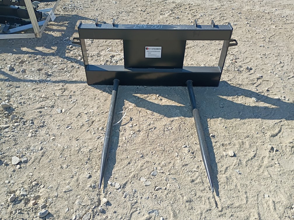 JCT Bale Spear Skid Steer Attachment